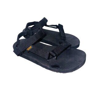 Teva Original Universal Sports Sandals Black Durable Straps Comfortable Size 4